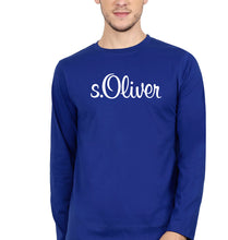 Load image into Gallery viewer, s.Oliver Full Sleeves T-Shirt for Men-Royal Blue-Ektarfa.online
