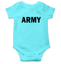 Load image into Gallery viewer, ARMY Kids Romper For Baby Boy/Girl-0-5 Months(18 Inches)-Sky Blue-Ektarfa.online
