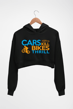 Load image into Gallery viewer, Cycling Crop HOODIE FOR WOMEN-Black-Ektarfa.online
