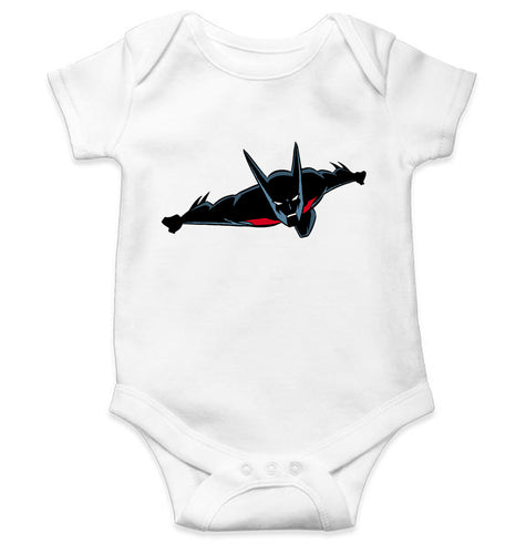 Batman Kids Romper For Baby Boy/Girl-0-5 Months(18 Inches)-White-Ektarfa.online