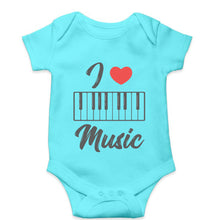 Load image into Gallery viewer, Love Music Piano Kids Romper For Baby Boy/Girl-Sky Blue-Ektarfa.online
