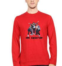Load image into Gallery viewer, One Direction Full Sleeves T-Shirt for Men-Red-Ektarfa.online
