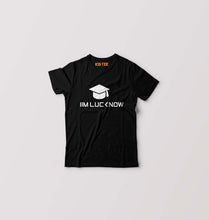 Load image into Gallery viewer, IIM L Lucknow Kids T-Shirt for Boy/Girl-0-1 Year(20 Inches)-Black-Ektarfa.online
