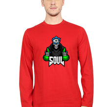 Load image into Gallery viewer, Battlegrounds Mobile India (BGMI) Soul Esport Full Sleeves T-Shirt for Men-Red-Ektarfa.online
