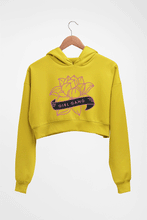 Load image into Gallery viewer, Frida Kahlo Crop HOODIE FOR WOMEN-Mustard Yellow-Ektarfa.online
