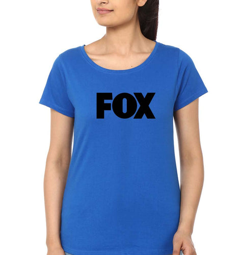Fox T-Shirt for Women-Royal Blue-Ektarfa.online