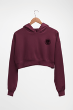 Load image into Gallery viewer, Jaguar Crop HOODIE FOR WOMEN-Maroon-Ektarfa.online
