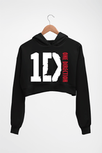 Load image into Gallery viewer, One Direction Crop HOODIE FOR WOMEN-Black-Ektarfa.online
