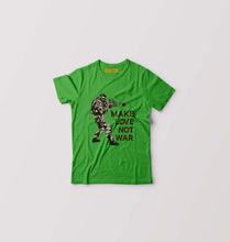 Load image into Gallery viewer, Guns N&#39; Roses Make Love Not War Kids T-Shirt for Boy/Girl-0-1 Year(20 Inches)-Flag Green-Ektarfa.online
