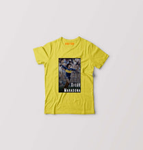 Load image into Gallery viewer, Diego Maradona Kids T-Shirt for Boy/Girl-Yellow-Ektarfa.online
