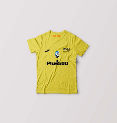 Atalanta 2021-22 Kids T-Shirt for Boy/Girl-Yellow-Ektarfa.online