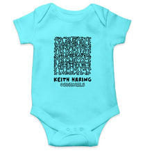 Load image into Gallery viewer, Keith Haring Kids Romper For Baby Boy/Girl-0-5 Months(18 Inches)-Sky Blue-Ektarfa.online
