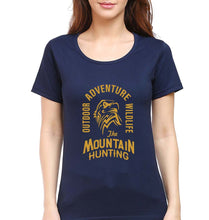 Load image into Gallery viewer, Eagle T-Shirt for Women-Navy Blue-Ektarfa.online
