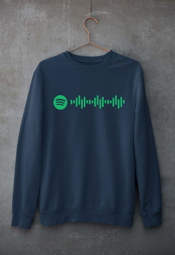 Spotify Unisex Sweatshirt for Men/Women-Navy Blue-Ektarfa.online