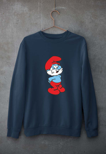 Papa Smurf Unisex Sweatshirt for Men/Women-Navy Blue-Ektarfa.online