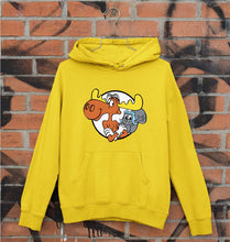 Load image into Gallery viewer, The Adventures of Rocky and Bullwinkle and Friends Unisex Hoodie for Men/Women-S(40 Inches)-Mustard Yellow-Ektarfa.online
