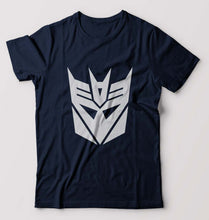 Load image into Gallery viewer, Decepticon Transformers T-Shirt for Men-S(38 Inches)-Navy Blue-Ektarfa.online
