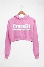 Load image into Gallery viewer, CrossFit Crop HOODIE FOR WOMEN-Light Baby Pink-Ektarfa.online
