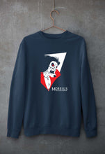 Load image into Gallery viewer, Morbious Unisex Sweatshirt for Men/Women-S(40 Inches)-Navy Blue-Ektarfa.online
