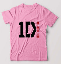 Load image into Gallery viewer, One Direction T-Shirt for Men-S(38 Inches)-Light Baby Pink-Ektarfa.online
