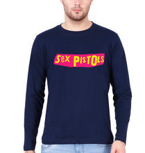 Load image into Gallery viewer, Sex Pistols Full Sleeves T-Shirt for Men-Navy Blue-Ektarfa.online
