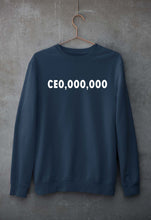 Load image into Gallery viewer, CEO Unisex Sweatshirt for Men/Women-S(40 Inches)-Navy Blue-Ektarfa.online
