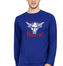 Load image into Gallery viewer, The Rock Full Sleeves T-Shirt for Men-Royal Blue-Ektarfa.online
