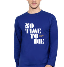 Load image into Gallery viewer, No Time To Die James Bond 007 Full Sleeves T-Shirt for Men-Royal Blue-Ektarfa.online
