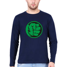 Load image into Gallery viewer, Hulk Full Sleeves T-Shirt for Men-Navy Blue-Ektarfa.online
