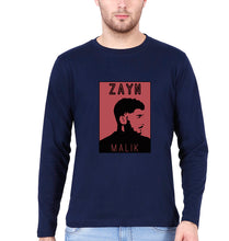 Load image into Gallery viewer, Zayn Malik Full Sleeves T-Shirt for Men-Navy Blue-Ektarfa.online
