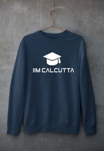 Load image into Gallery viewer, IIM C Calcutta Unisex Sweatshirt for Men/Women-S(40 Inches)-Navy Blue-Ektarfa.online
