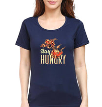 Load image into Gallery viewer, Hungry Dragon T-Shirt for Women-XS(32 Inches)-Navy Blue-Ektarfa.online
