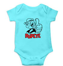 Load image into Gallery viewer, Popeye Kids Romper For Baby Boy/Girl-0-5 Months(18 Inches)-Sky Blue-Ektarfa.online

