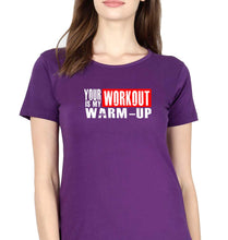 Load image into Gallery viewer, Gym T-Shirt for Women-Purple-Ektarfa.online
