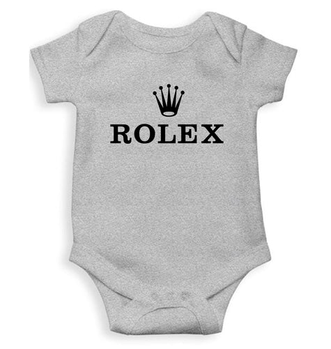 Rolex Kids Romper For Baby Boy/Girl-0-5 Months(18 Inches)-Grey-Ektarfa.online