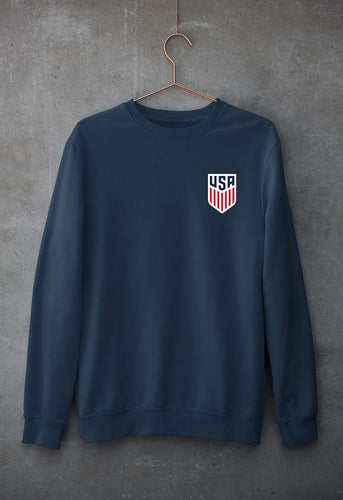 USA Football Unisex Sweatshirt for Men/Women-Navy Blue-Ektarfa.online