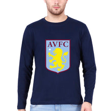 Load image into Gallery viewer, Aston Villa Full Sleeves T-Shirt for Men-Navy Blue-Ektarfa.online
