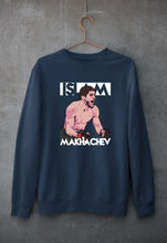 Load image into Gallery viewer, Islam Makhachev Unisex Sweatshirt for Men/Women-Navy Blue-Ektarfa.online
