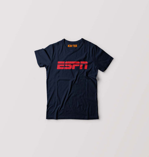 ESPN Kids T-Shirt for Boy/Girl-Navy Blue-Ektarfa.online