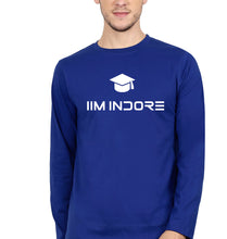 Load image into Gallery viewer, IIM I Indore Full Sleeves T-Shirt for Men-S(38 Inches)-Royal Blue-Ektarfa.online
