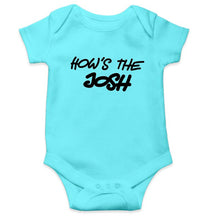 Load image into Gallery viewer, How&#39;s The Josh Kids Romper For Baby Boy/Girl-0-5 Months(18 Inches)-Sky Blue-Ektarfa.online
