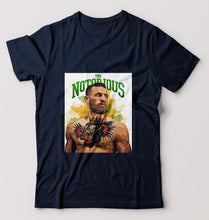 Load image into Gallery viewer, Conor McGregor UFC MMA T-Shirt for Men-Navy Blue-Ektarfa.online
