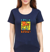 Load image into Gallery viewer, Keith Haring T-Shirt for Women-Navy Blue-Ektarfa.online
