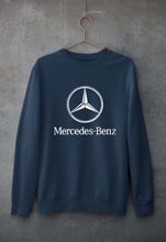 Load image into Gallery viewer, Mercedes Benz Unisex Sweatshirt for Men/Women-S(40 Inches)-Navy Blue-Ektarfa.online
