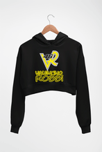 Load image into Gallery viewer, Valentino Rossi(VR 46) Crop HOODIE FOR WOMEN-Black-Ektarfa.online

