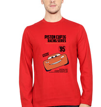 Load image into Gallery viewer, Lightning McQueen Full Sleeves T-Shirt for Men-RED-Ektarfa.online
