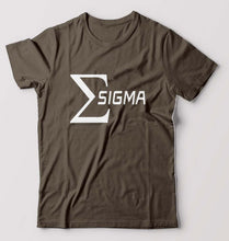 Load image into Gallery viewer, Sigma T-Shirt for Men-Olive Green-Ektarfa.online
