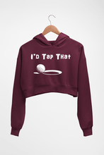 Load image into Gallery viewer, Golf Crop HOODIE FOR WOMEN-Maroon-Ektarfa.online
