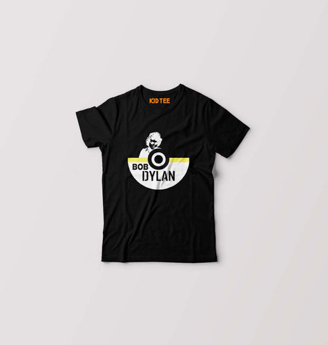 Bob Dylan Kids T-Shirt for Boy/Girl-Black-Ektarfa.online