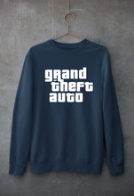 Load image into Gallery viewer, Grand Theft Auto (GTA) Unisex Sweatshirt for Men/Women-S(40 Inches)-Navy Blue-Ektarfa.online
